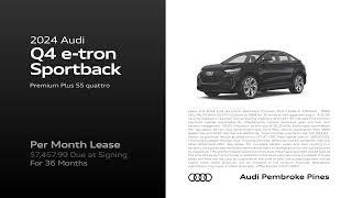 Audi Q4 e-tron Sportback 10/17/2024 4448232