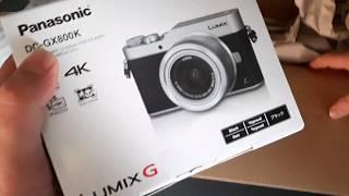 Panasonic Lumix DC-GX800 box opening