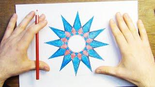 Geometric Drawing - Star Pattern - Tutorial