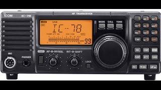 Icom IC-78 доработка и настройка (modernization)