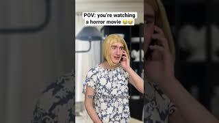 Horror movie trailers be like #shorts #funny #comedy