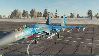 DCS world - Ukrainian SU-27 vs Russian air invasion