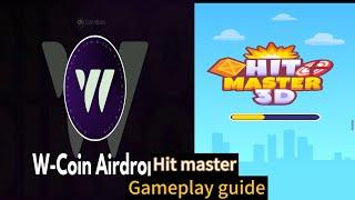 W coin Hitmaster Gameplay guide|Hitmaster code|Game code W coin Airdrop update|