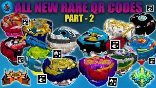 ALL NEW RARE QR CODES BEYBLADE BURST APP  PART - 2 | TOTAL BURST