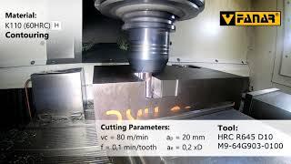 HRC End Mills – machining of hardened steel up to 60 HRC - FANAR Cutting tools