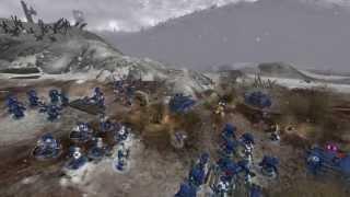 Ultramarines on the battlefield