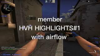 ЛУЧШИЙ БЕСПЛАТНЫЙ ЧИТ НА КСГО / HVH HIGHLIGHTS#1 with airflow / free cheat