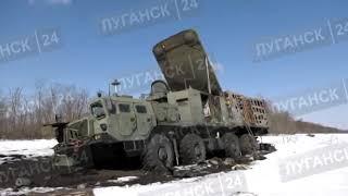 Destroyed Ukrainian S-300PS air defense system near the city of Svatovo