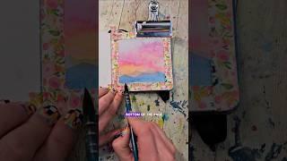 A good sunset  can make pretty much any day a good one!  #easywatercolor