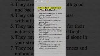  How To Spot Loyal People In Your Life(Part-2)#shorts #loyalty #lifeunlockedwitharchna #life
