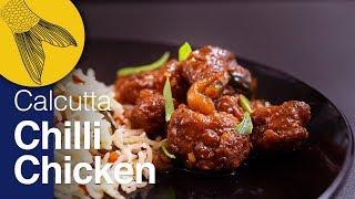 Chilli Chicken Recipe—Kolkata Restaurant Style Dry Chilli Chicken—Indo-Chinese Chicken Gravy Recipe