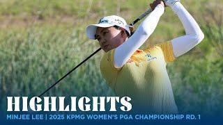 Minjee Lee Highlights | 2025 KPMG Women's PGA Championship Round 1
