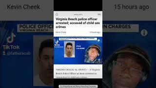 Police Officer arrested for preying on kids #virginiabeach #virginia #shorts #acabdevil #acab #1312