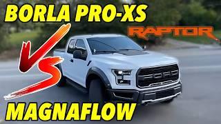 Ford Raptor 3.5L Ecoboost V6: Borla ProXS Vs 18" Magnaflow!