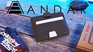 Ultra MINIMALIST card holder with STYLE! Andar The Turner | Chrispy Review!