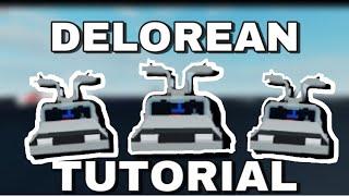 ROBLOX- Plane Crazy [Tutorial] How To Make A Delorean