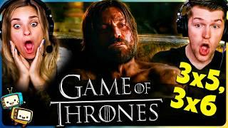GAME OF THRONES 3x5 & 3x6 Reaction! | First Time Watch! | Peter Dinklage | Lena Headey