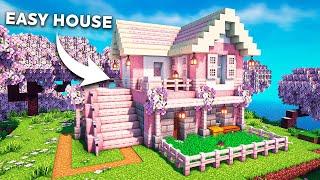 Minecraft : Cherry Blossom Starter House 