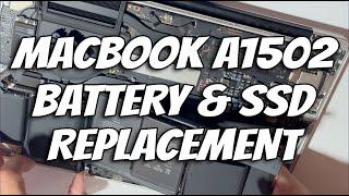 Macbook Pro A1502 EMC 2835 Battery & SSD Replacement