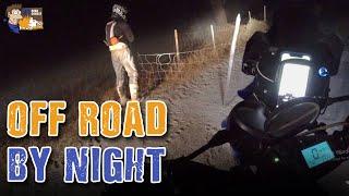 A DARK motorcycle adventure! Off roadin throught the night