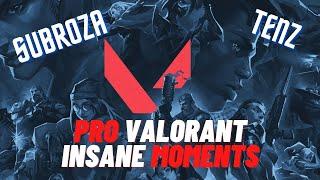 BEST PRO VALORANT MOMENTS- VALORANT MONTAGE #1