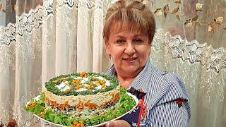 Салат Мимоза - часть Новогоднего праздничного стола! Рецепт вкусного слоёного салата!