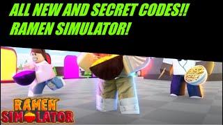  RAMEN SIMULATOR CODES ALL NEW AND SECRET  (Roblox)