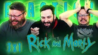 Rick and Morty 7x1 REACTION!! "How Poopy Got His Poop Back"