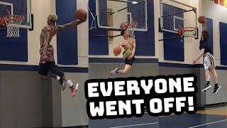 Legendary dunk session w/ Isaiah Rivera, Jordan Southerland, & Connor Barth!