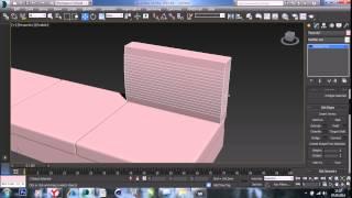 как сделать диван в 3ds max, Моделирование дивана в 3 д макс