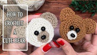 Need a gift?Crochet a BEAR easilyvideo tutorial free crochet patterns