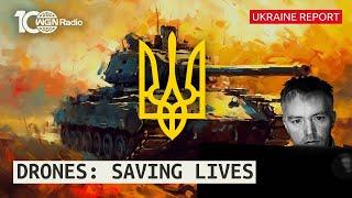 War Day 526: How Drones Save Lives in Ukraine; Replacing the Soviet Sickle with the Trident