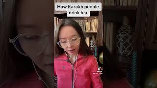 How Kazakh people drink tea #language #learnkazakh #qazaqtili #speakinkazakh