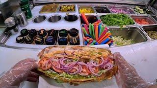 Subway Sandwiches POV Working At Two Stores