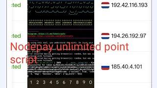 nodepay unlimited point script without proxy just using orbot app working in pydroid and termux