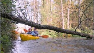 Сплав  по Лососянке и природа Гродно с высоты птичьего полета