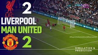 LIVERPOOL 2-2 MANCHESTER UNITED • Highlights • Premier League 2025 | Simulation/Recreation