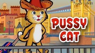 Pussy Cat Pussy Cat where have you been | Nursery Rhymes Songs With Lyrics | Kids Songs