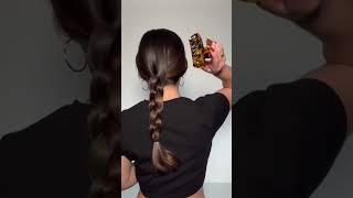 A slowed down tutorial of the long hair claw clip hack #clawcliphairstyles