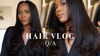 How I maintain my sew in hair extensions | Q/A