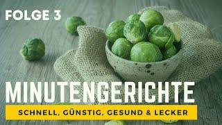 Minutengerichte: Folge 3 - TK-Rosenkohl gestampft - schnell zubereitet & MEGA-LECKER