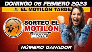 MOTILÓN NOCHE Resultado del 05 de FEBRERO de 2023 NÚMERO GANADOR