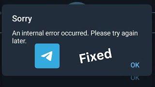 How to Fix Telegram Sorry An Internal Error Occurred Please Try Again Later Problem On iPhone