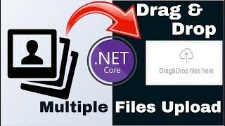 Uploading Multiple Files using Drag and Drop Operation [ASP.NET Core]