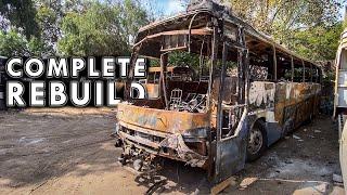 From Wrecked to Luxurious: Bus Transformed into a Stunning Coach | Full Build by ‪@muhammadali77