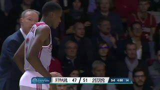 Frank Ntilikina vs Ostende  Basketball Champions League