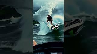 struggles of riding jetski in north sea (one of the guy falls) #subscribemychannel