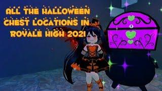 All the Chest Locations in Royale High ||Royalloween 2021||