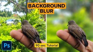 How To Blur Backgrounds in Photoshop [FAST & EASY!]