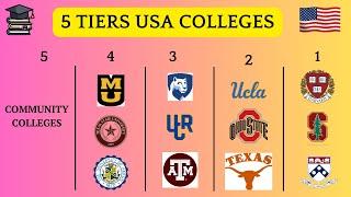 College Rankings: 5 Tiers of Colleges in the United States